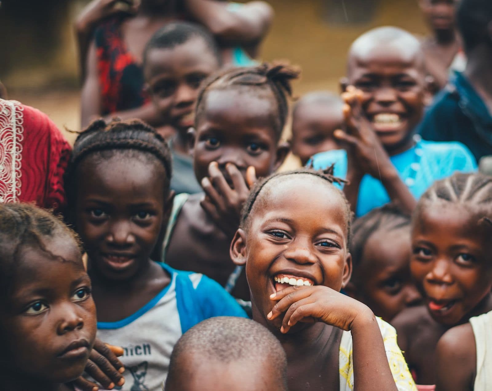 Smiling children in communities served by Hope4 programmes